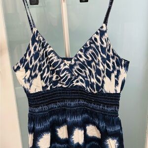 💙 Monroe & Main Blue Printed Summer Dress 💙